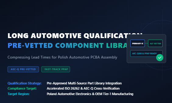 أحدث مدونات الشركة حول Streamlining European Automotive Qualification: Polish Plants Deploy Pre-Vetted Component Libraries