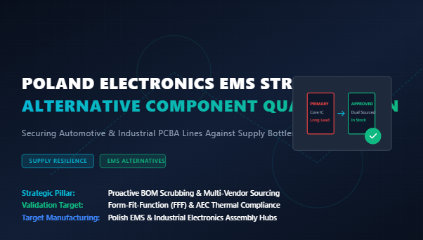 أحدث مدونات الشركة حول استراتيجيات مكافحة الاضطرابات لمقدمي خدمات EMS البولنديين: من فحص BOM إلى اختيار بديل