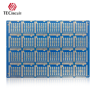 شراء FR4 RIGID PCB أربعة جوانب 6 طبقة لوحة PCB نصف قطع فتحة الغمر الذهب 2u التصنيع عبر الإنترنت