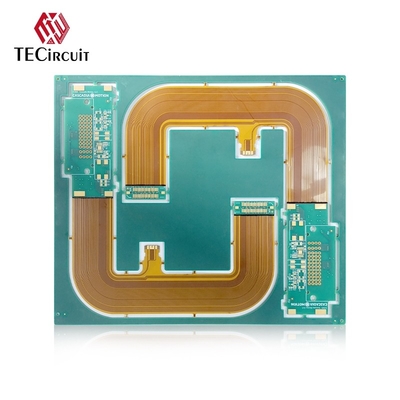 شراء 2 طبقة لوحات الدوائر المرنة الصلبة الذهبية 0.15mm سمك PCB المرن الصلب التصنيع عبر الإنترنت