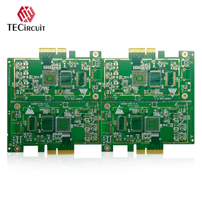 أصبع الذهب لوحة PCB عالية التردد RIGID PCB OEM للاتصال بالوحدة