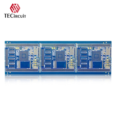 6 طبقة FR4 للوحة PCB عالية التردد الراتنج وصلة ثقب التعبئة