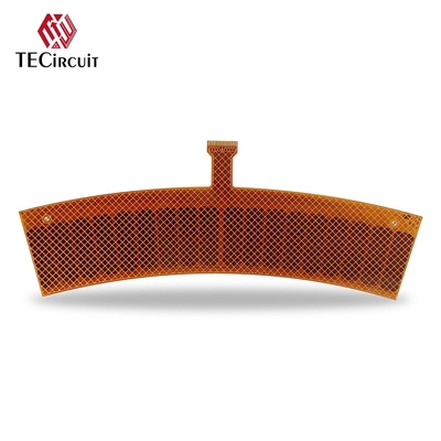 2 طبقة FPC اللوحة المرنة PCB صلبة-مرنة الذهب إصبع 0.15mm سمك